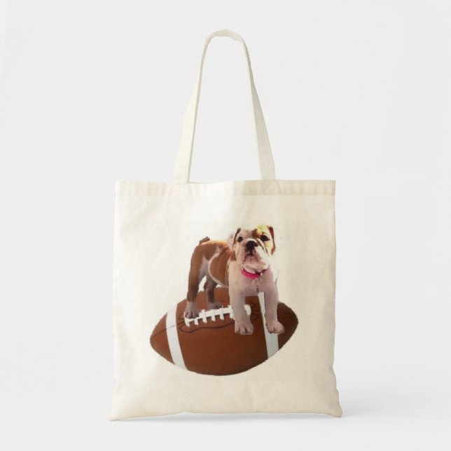 Tote O bolsa de Mascot~Bulldog~Original da equipe (Frente)