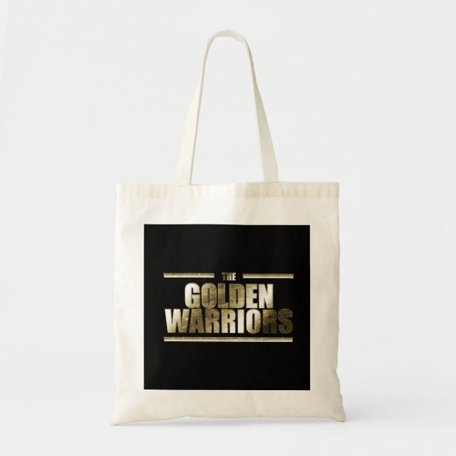 Tote O Bolsa de Orçamento dos Guerreiros do Ouro (Frente)