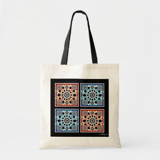 Tote O bolsa de quatro azulejos