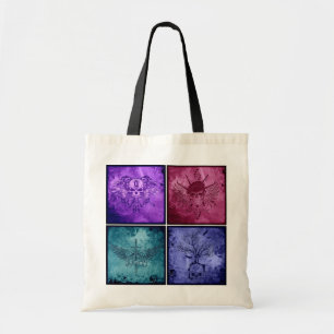 Tote O bolsa de quatro logotipos
