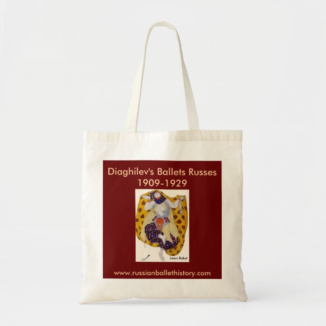 Tote O bolsa de Russes dos balés de Diaghilev (Frente)