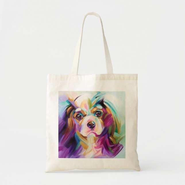 Tote O bolsa descuidado do orçamento da arte (Frente)