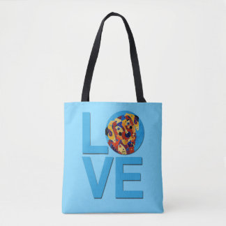 Tote O bolsa do amor do cão de Labrador