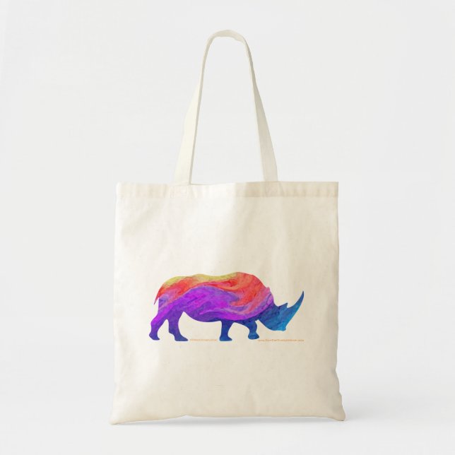 Tote O bolsa do arco-íris (Frente)