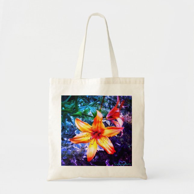 TOTE O BOLSA DO ARCO-ÍRIS DE DAYLILLY (Frente)