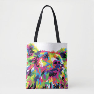 Tote O bolsa do arco-íris do urso de urso