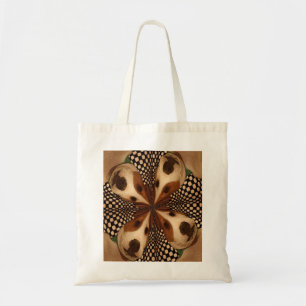 Tote o bolsa do caleidoscópio de 4 filhotes de cachorr