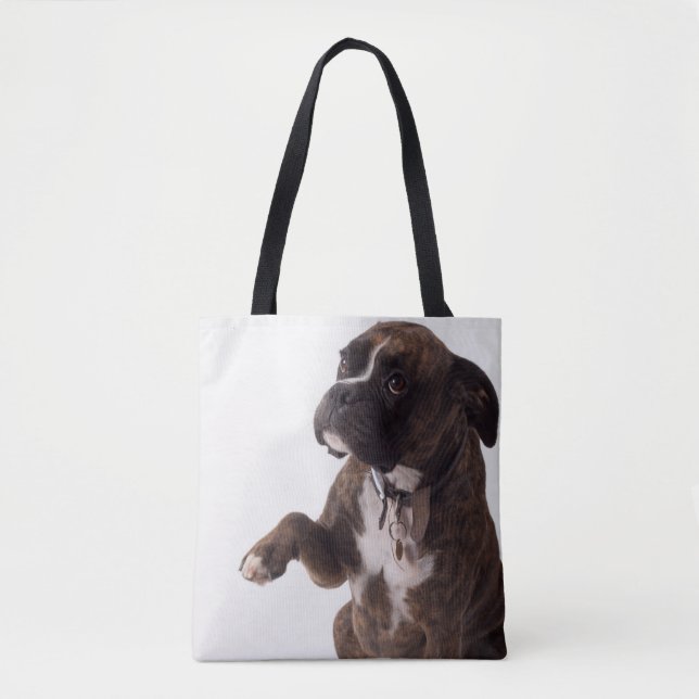 Tote O bolsa do cão do pugilista (Frente)