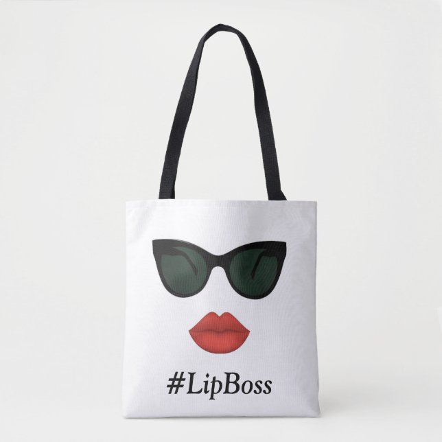 Tote O bolsa do chefe do bordo de LipSense com os (Frente)