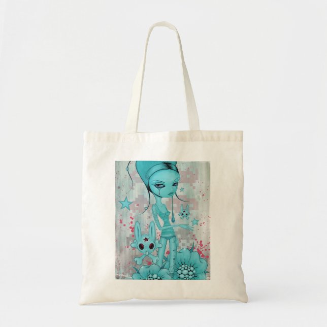 Tote O bolsa do crânio do coelho (Frente)