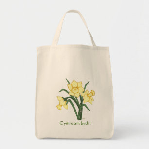 Tote O bolsa do Daffodil - de "byth Cymru am! "