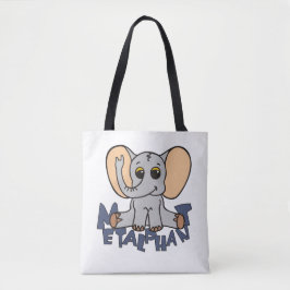 Tote O bolsa do elefante de Metalphant ou saco do