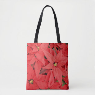 Tote O bolsa do feriado da poinsétia