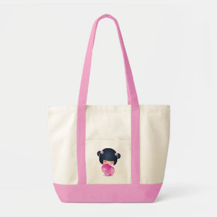 Tote O bolsa do Fraise de Kokeshi