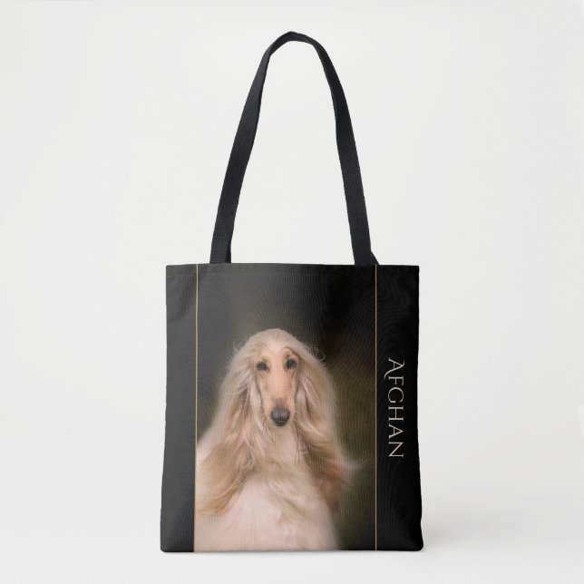 Tote O bolsa do galgo afegão (Frente)