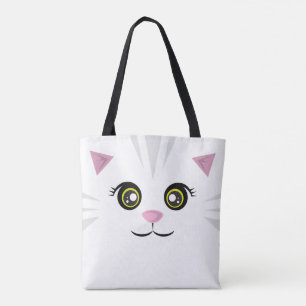 Tote O bolsa do gato - listras cinzentas