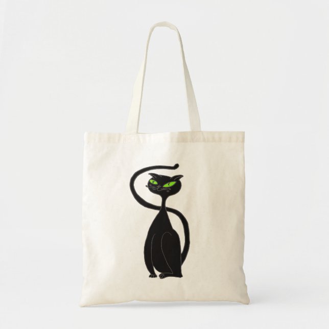 Tote O bolsa do gato preto (Frente)