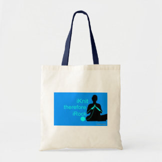 Tote o bolsa do iKnit (azul)