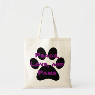 Tote O bolsa do impressão da pata