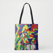 O bolsa do leão do pop art