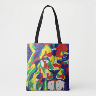 Tote O bolsa do leão do pop art