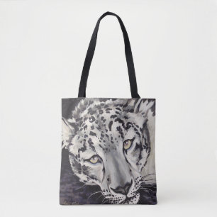 Tote O bolsa do leopardo de neve