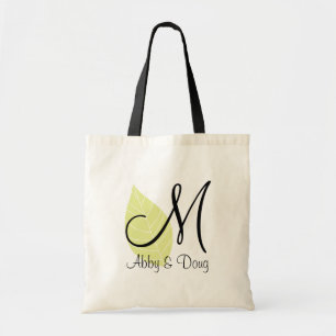 Tote O bolsa do logotipo da folha de DIY