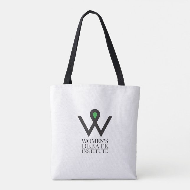Tote O bolsa do logotipo - WDI (Verso)