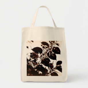 Tote O bolsa do mantimento; bambu na flor, do "naturale