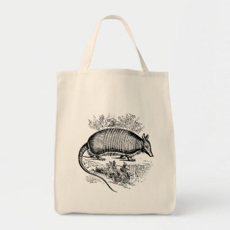 Tote O bolsa do mantimento da sacola do tatu do vintage