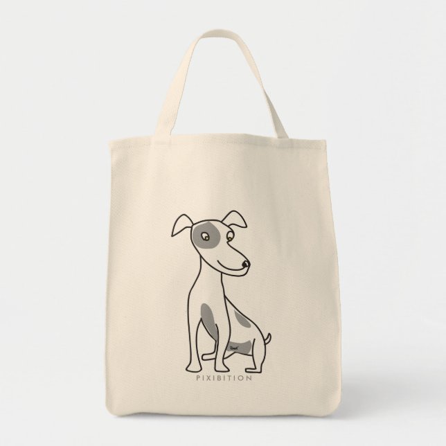 Tote O bolsa do mantimento de Jack Russell Terrier (Frente)