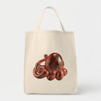 Tote O bolsa do mantimento de Netsuke do polvo