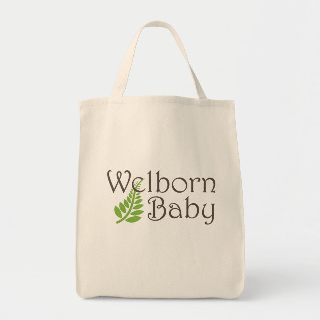 Tote O bolsa do mantimento do bebê de Welborn (Frente)