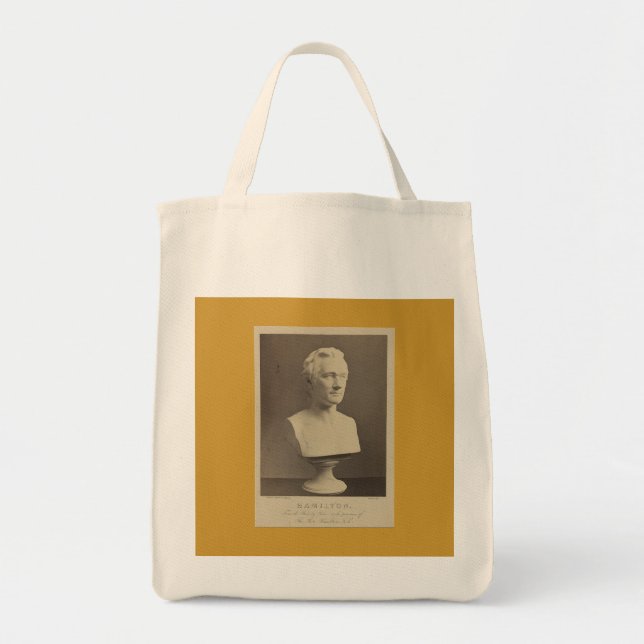 Tote O bolsa do mantimento do busto de Hamilton (Frente)