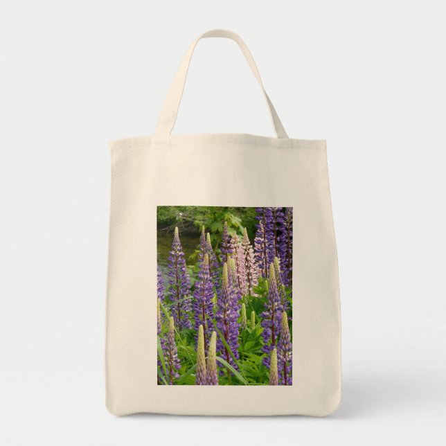 Tote O bolsa do mantimento do Lupine (Frente)