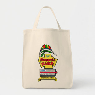 Tote O bolsa do mantimento do sinal da praia de