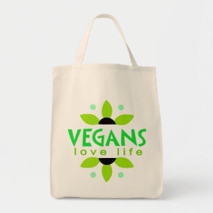 Tote O bolsa do mantimento do Vegan