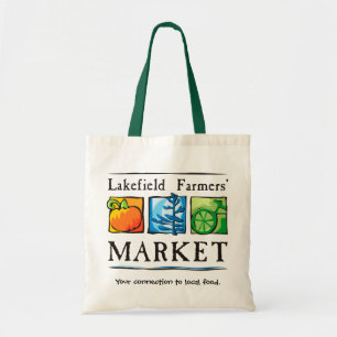 Tote O bolsa do mercado dos fazendeiros de Lakefield