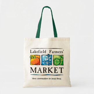 Tote O bolsa do mercado dos fazendeiros de Lakefield