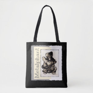 Tote O bolsa do metal de Metalphant ou saco do