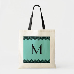 Tote O bolsa do monograma do laço