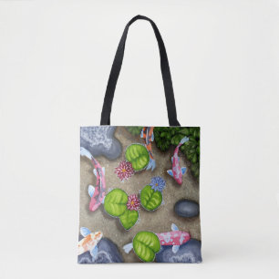 Tote O bolsa do ombro da lagoa de Koi