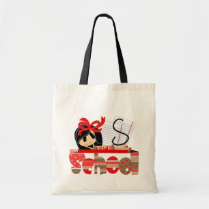 Tote O bolsa do orçamento de escola do monograma de S