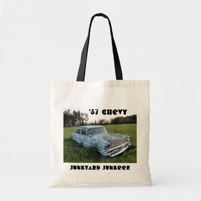 Tote O bolsa do orçamento de Junkeez '57 Chevy do (Frente)
