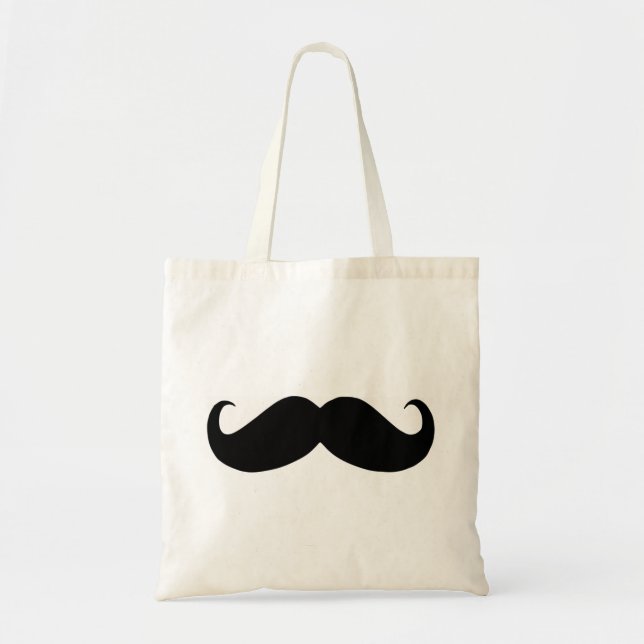 Tote O bolsa do orçamento do bigode do hipster (Frente)