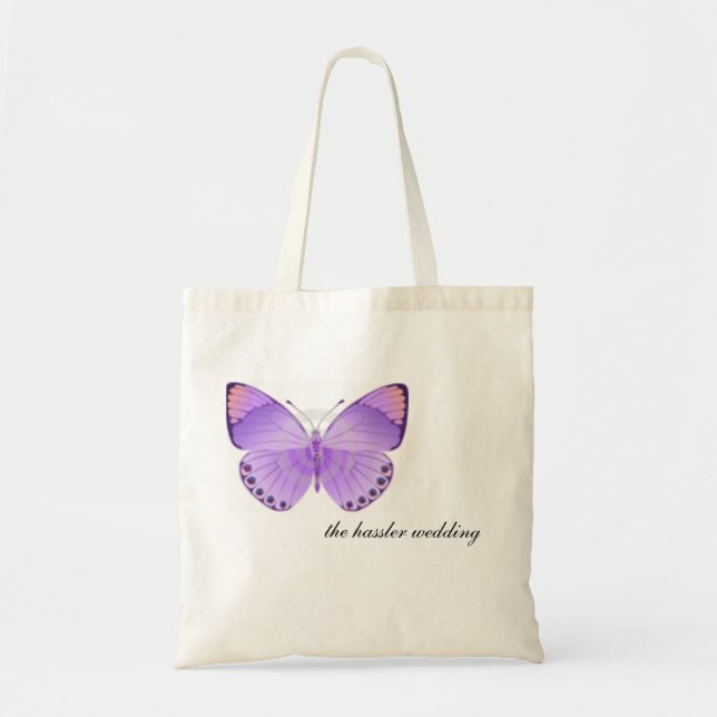 Tote O bolsa do orçamento do casamento de Hassler (Frente)