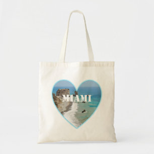 Tote O bolsa do orçamento do coração de Miami Beach