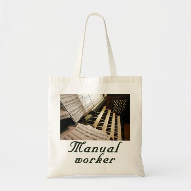 Tote O bolsa do orçamento do trabalhador manual (Frente)