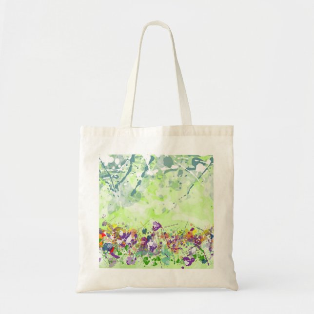 Tote O bolsa do orçamento do Wildflower (Frente)