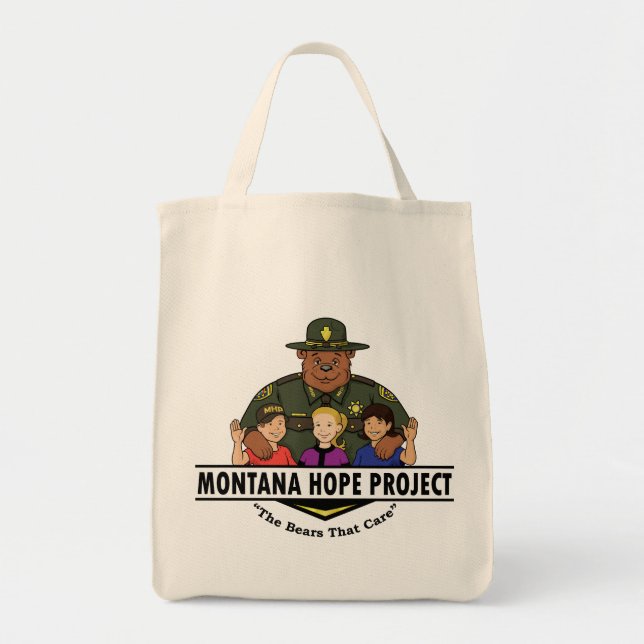Tote O bolsa do projeto da esperança de Montana (Frente)